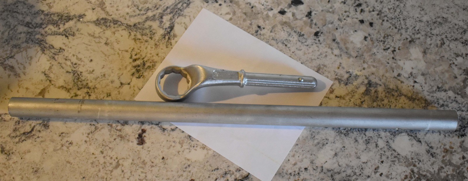 Stahlwille BIG 46mm VW axle nut wrench w. extension, Excellent