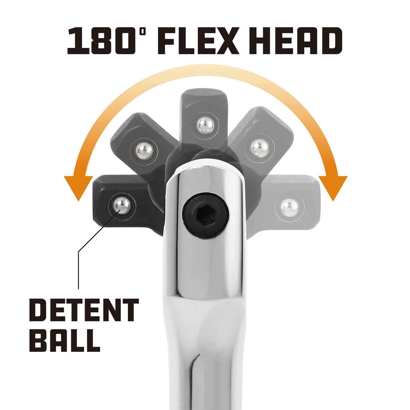 Powerbuilt 1/4 Inch Drive Flex Handle – 940504