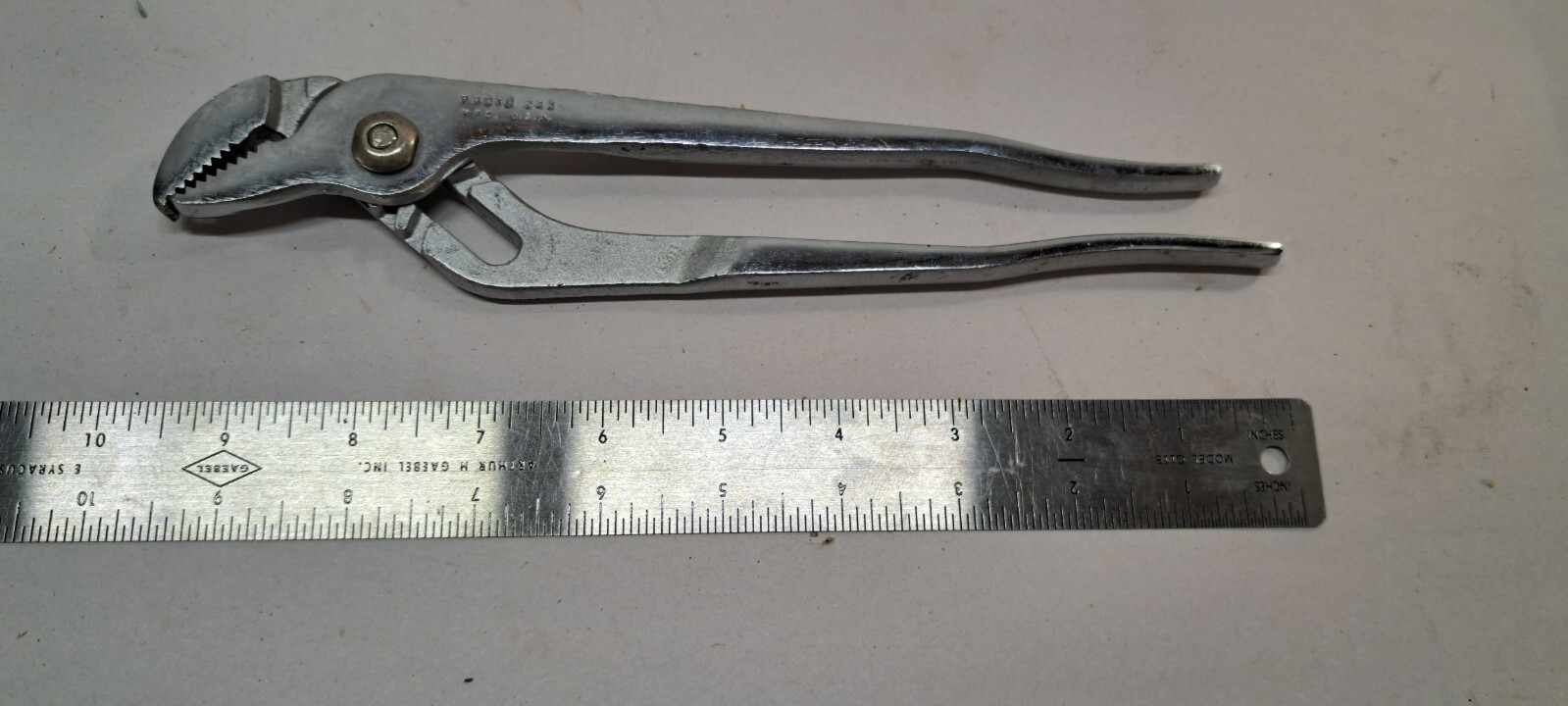 Proto Tools 243 Channel Lock Slip Joint Pliers Wrench 10″ USA