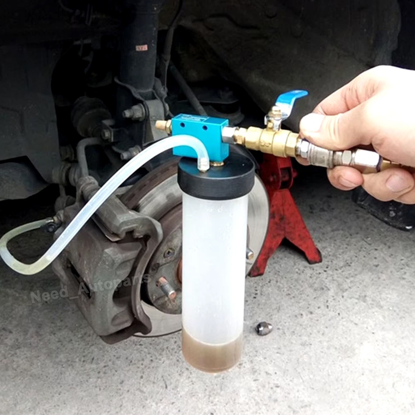 Car Vehicle Vacuum Brake Bleeder Tank Fluid Oil Change Pump Equipment Tool Set