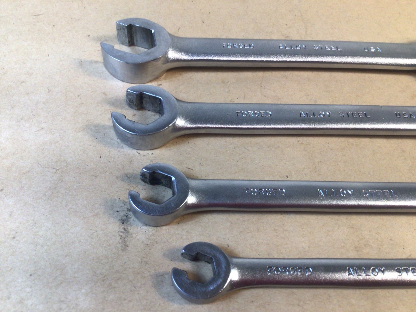 4 Piece – Blackhawk Flare Nut Wrench Set 3/8,7/16,1/2,9/16,5/8,11/16,3/4,7/8”