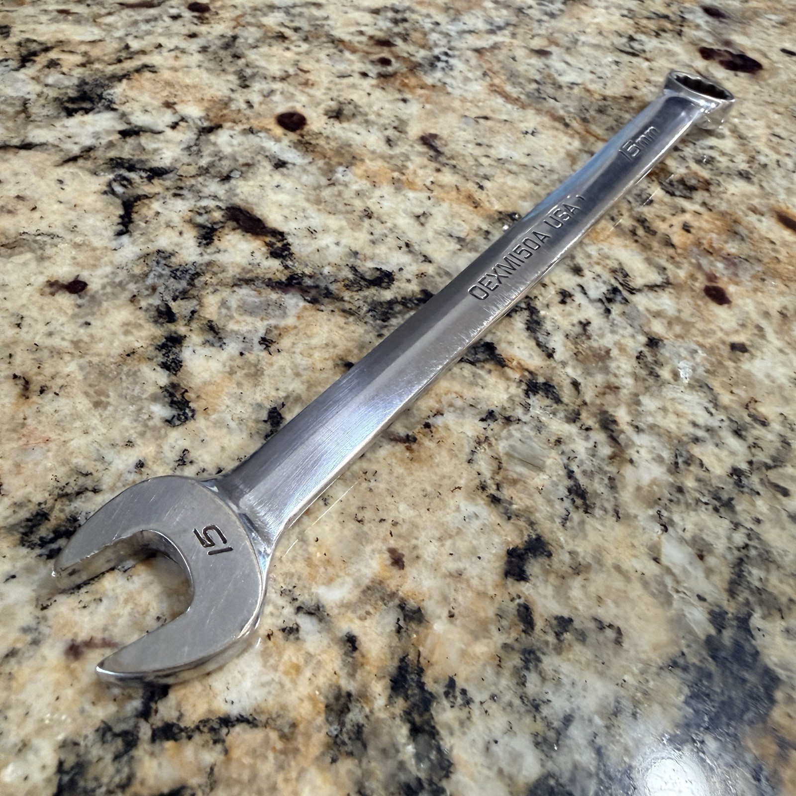 Snap-on Tools OEXM150A 15mm Combination Wrench 12 Point Metric – Made in USA