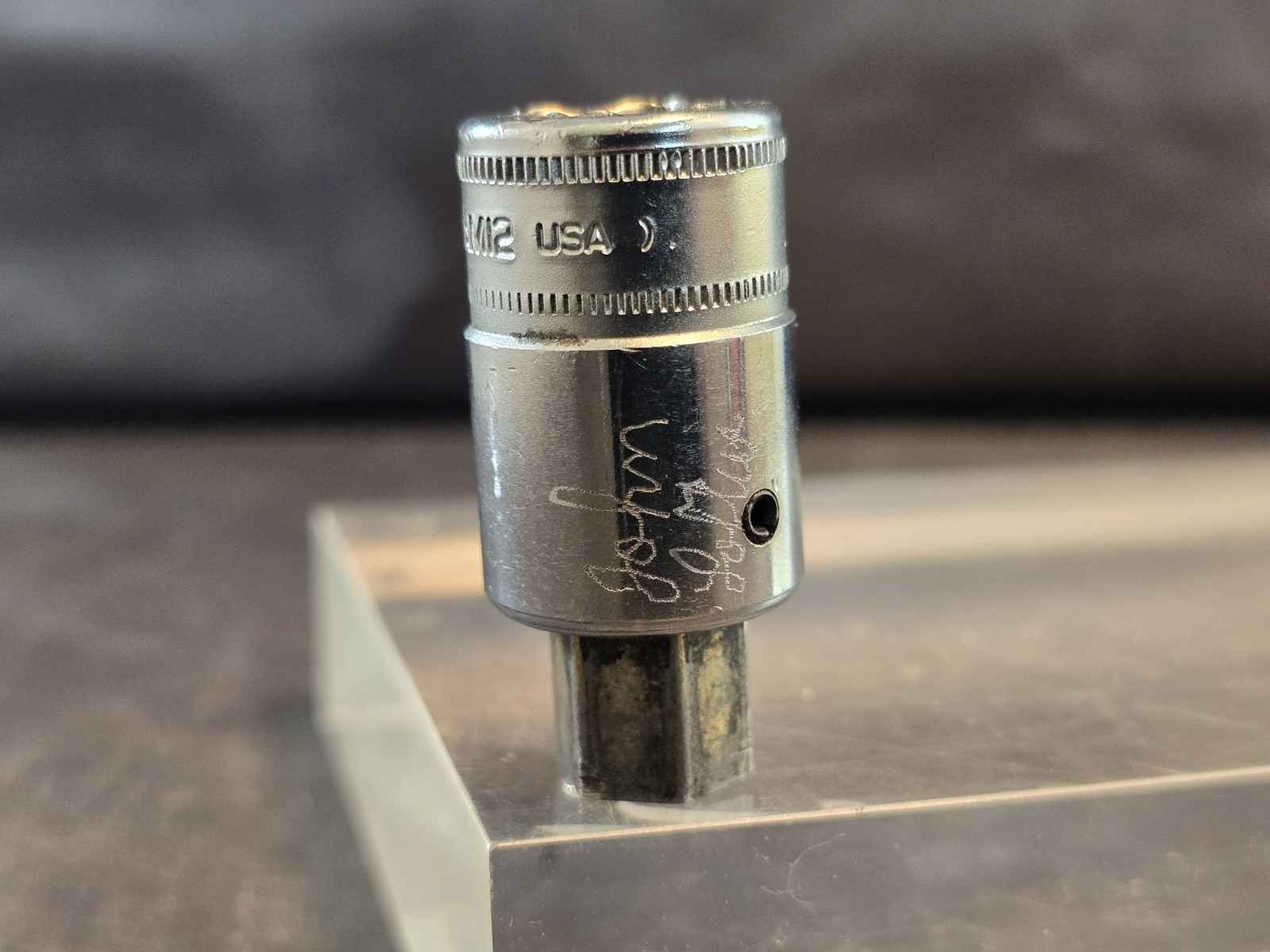 Snap-on 3/8″ Drive 12mm Hex Head Socket FAM12 USA 1991