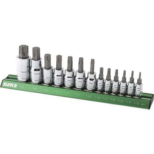 Klutch Star Bit Socket Set, 13-Pc.