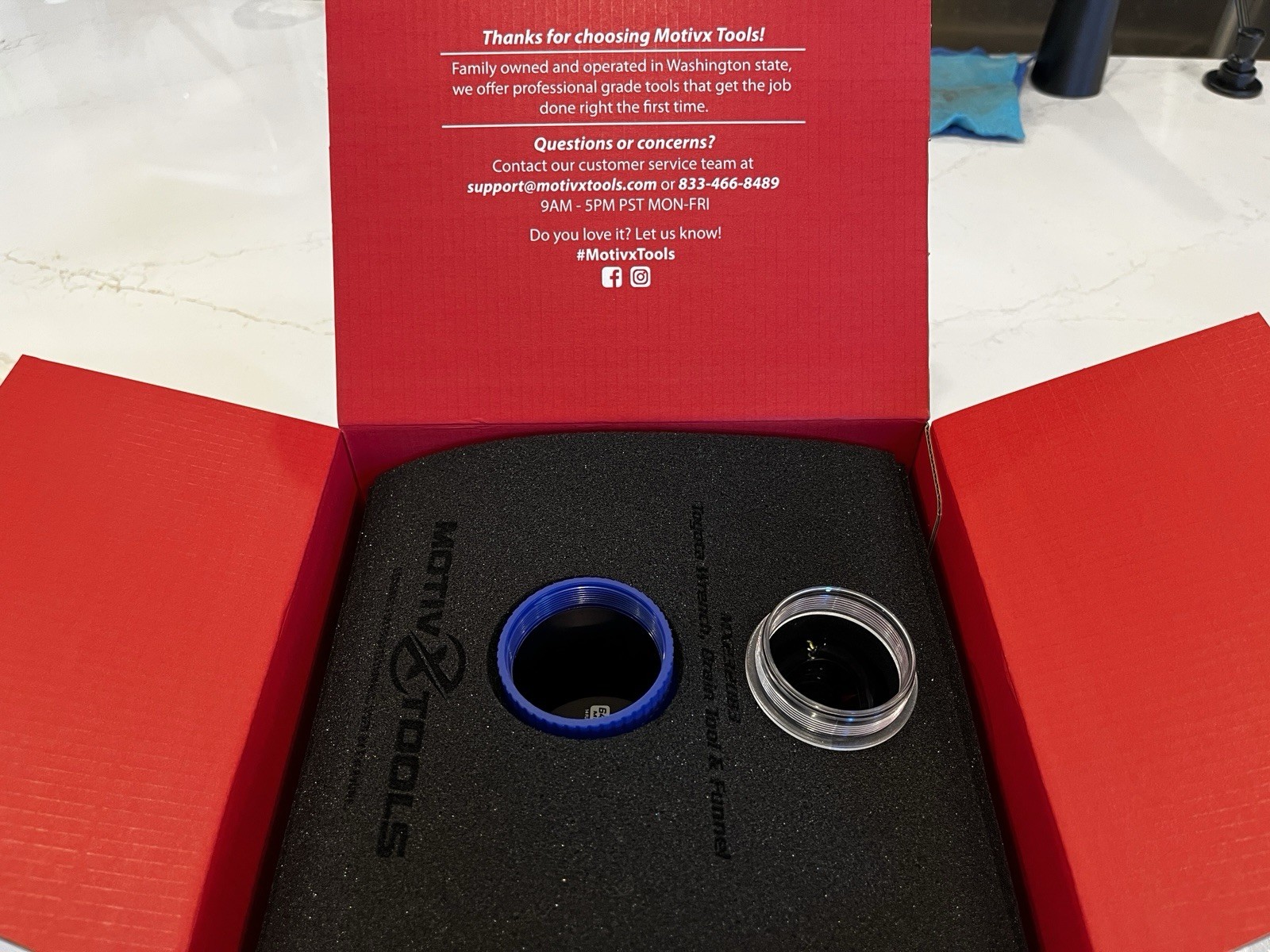 Motivx Tools 2.0L-5.7L Oil Filter Wrench, Drain Tool, and Funnel Bundle (Toyota)
