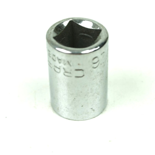 Craftsman -G- 7/16″ 12 Point Shallow Chrome Socket 3/8″ Drive 44332 USA