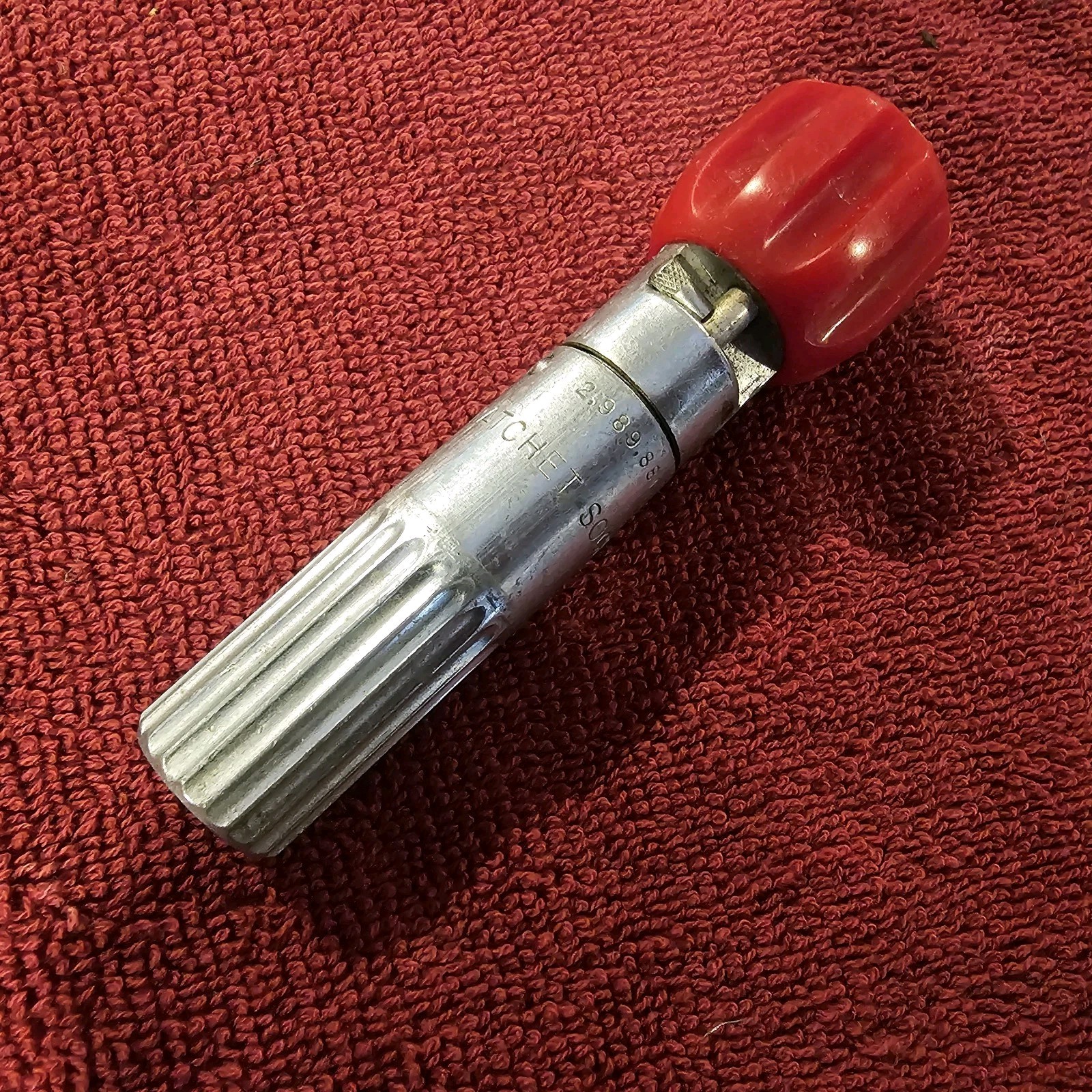 Vintage Ratchet Socketool Reversing 1/4″ Hex Ratcheting Screwdriver, 3-7/8″ USA