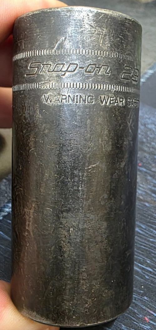 Snap-On 1/2” Drive 6-Point Metric 29mm Flank Drive Deep Impact Socket SIMM290
