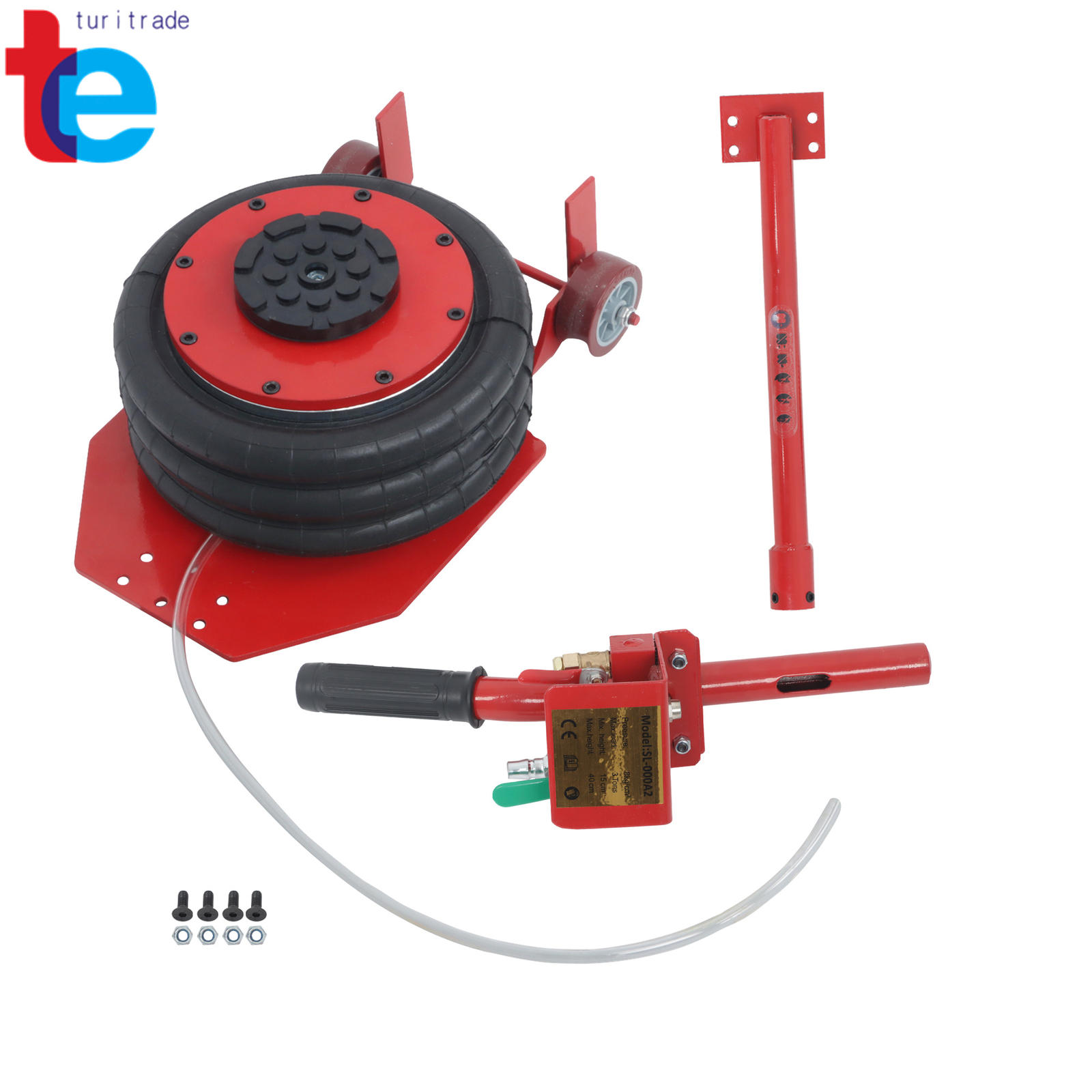 Triple Bag Air Jack 3 Ton/6600 lbs Pneumatic Jack for Car SUV Lifting