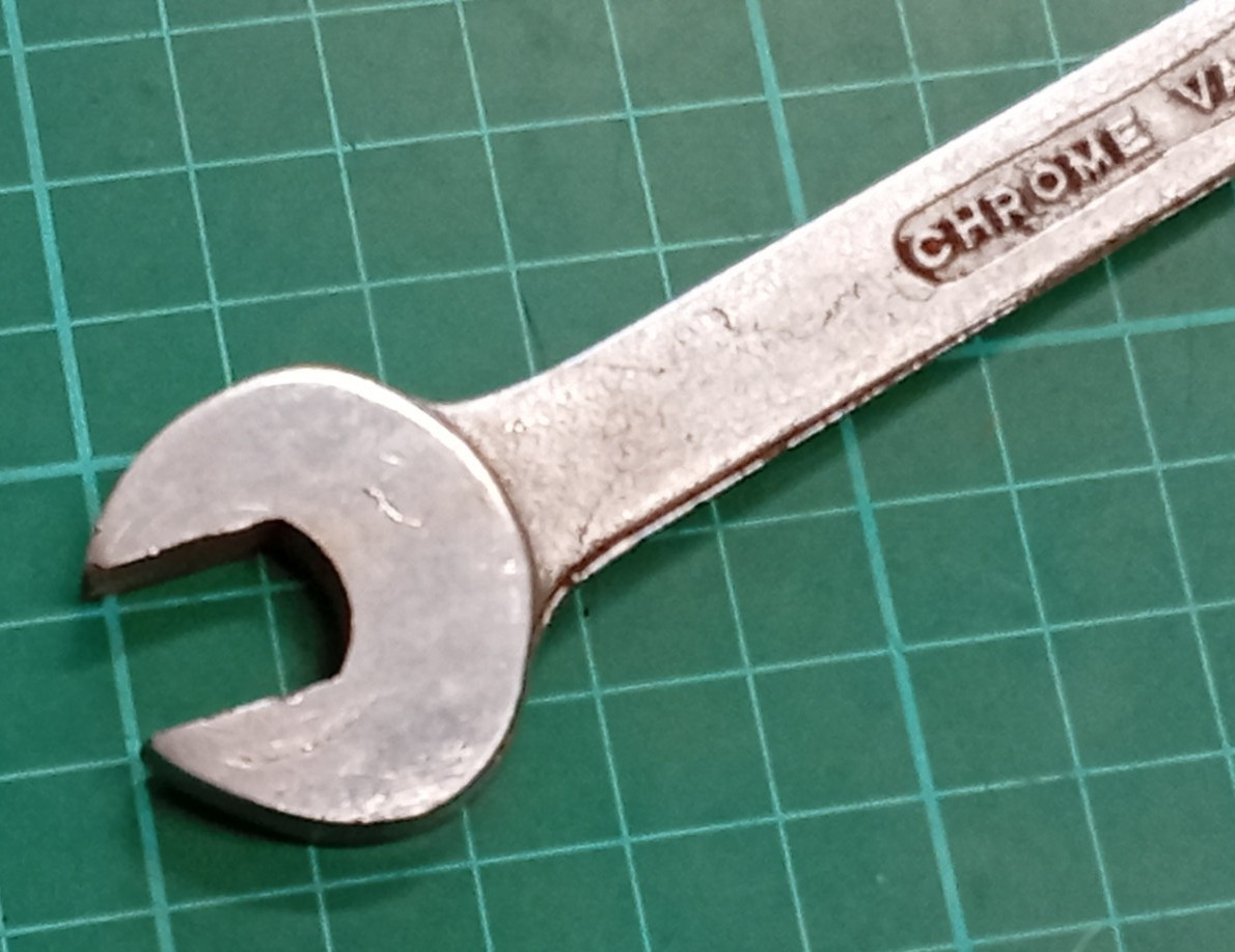Vintage EAGLE, 9mm x 11mm, Chrome Vanadium Open Ended Spanner, Sheffield England