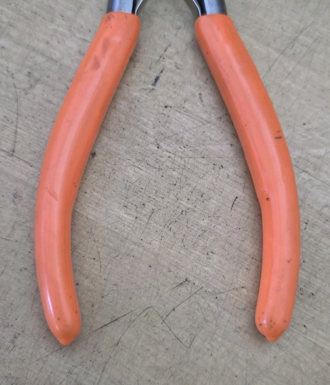 Cornwell Tools CPL1235-10″ Long 90° Bent Tip Orange Soft Grip Needle Nose Pliers