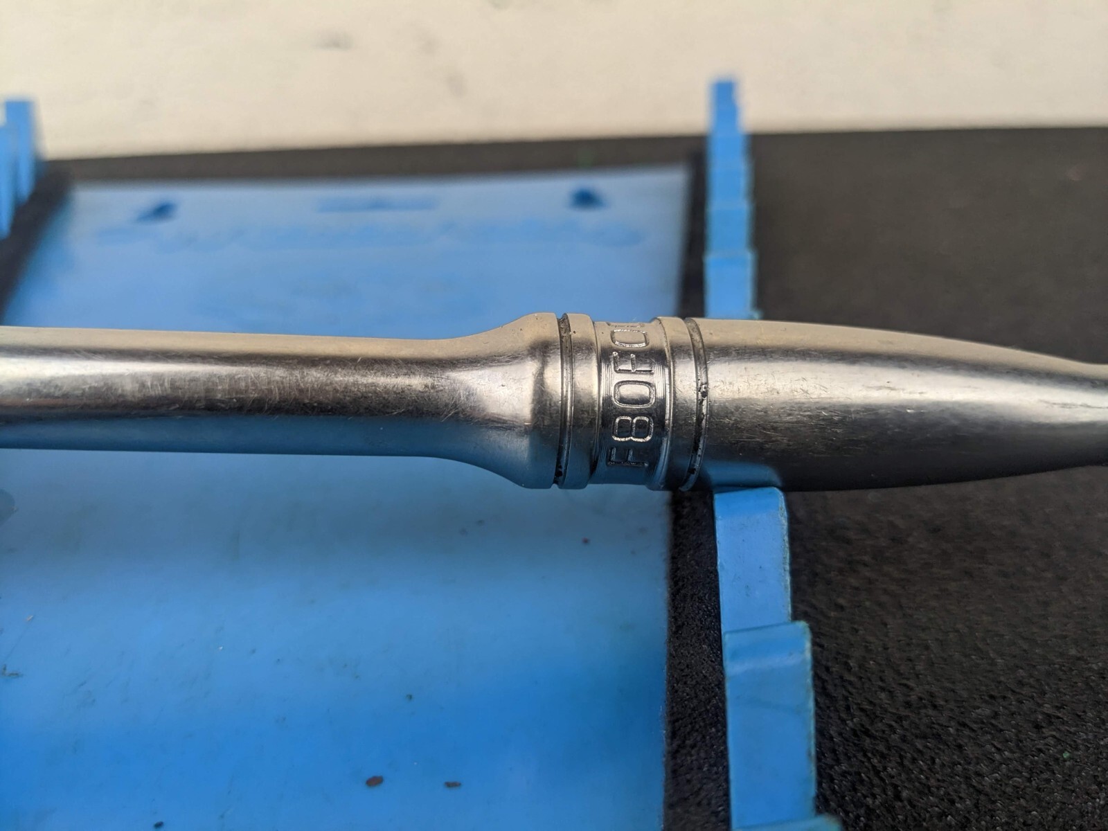 #bk307 Snap-on Tools Socket Ratchet 3/8″ Drive F80FOD F80 FOD Chrome 7″ USA