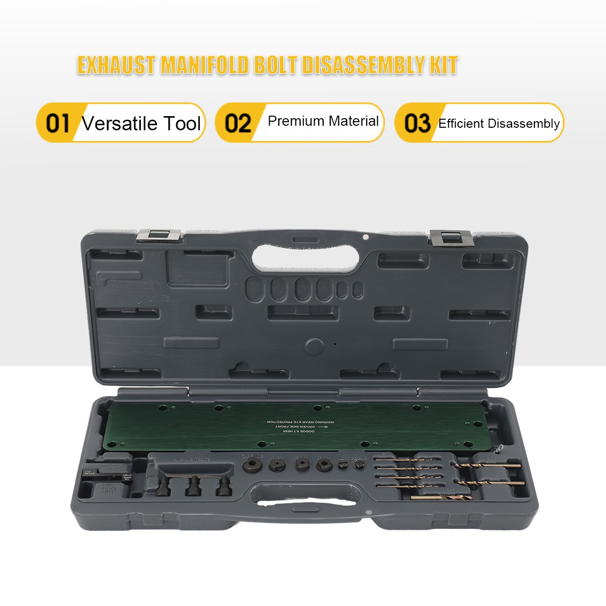 71500 Exhaust Manifold Bolt Stud Drill Template Removal Tool Fit Dodge 5.7L Hemi