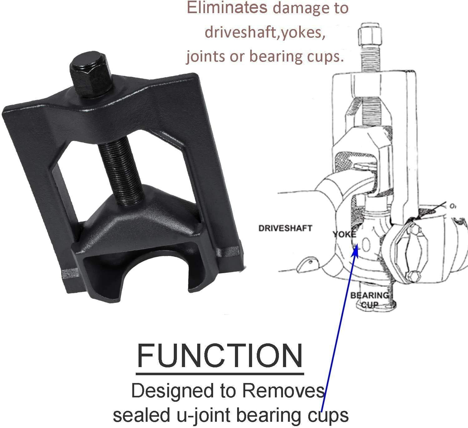 10102 Heavy Duty U-Joint Puller&5192 Bearing Cup Installer for Spicer Meritor