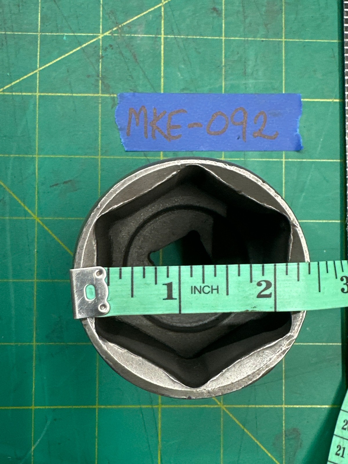 Vintage Chrome Impact Deep Socket 6-Point 1″ Drive, Made In Israel