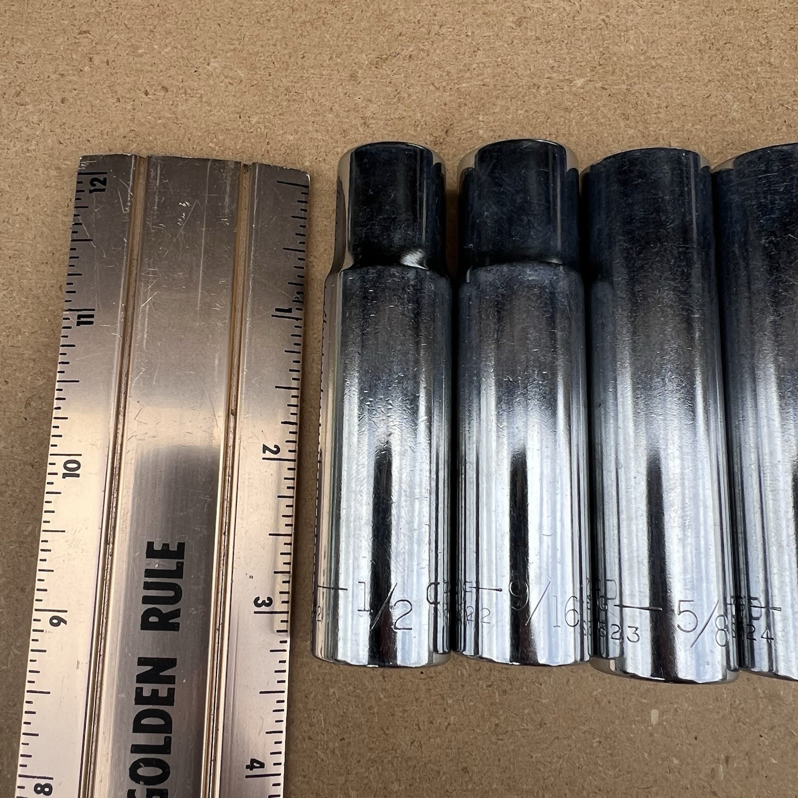 Craftsman 1/2″ Drive 12 Pt SAE Deep Socket Set 1/2″ – 1″ (9 Pcs) V & G Series