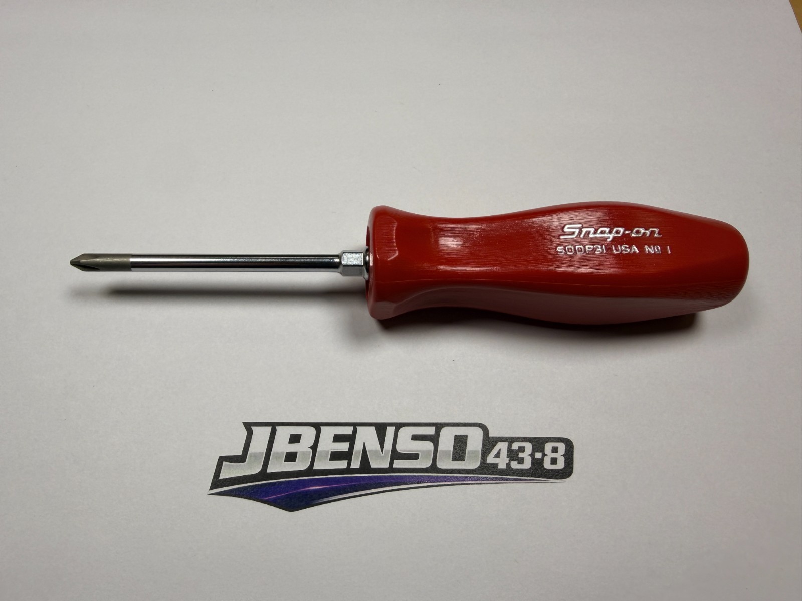 Snap-on Tools RARE 70th Anniversary Hard Grip #1 Phillips Screwdriver SDDP31
