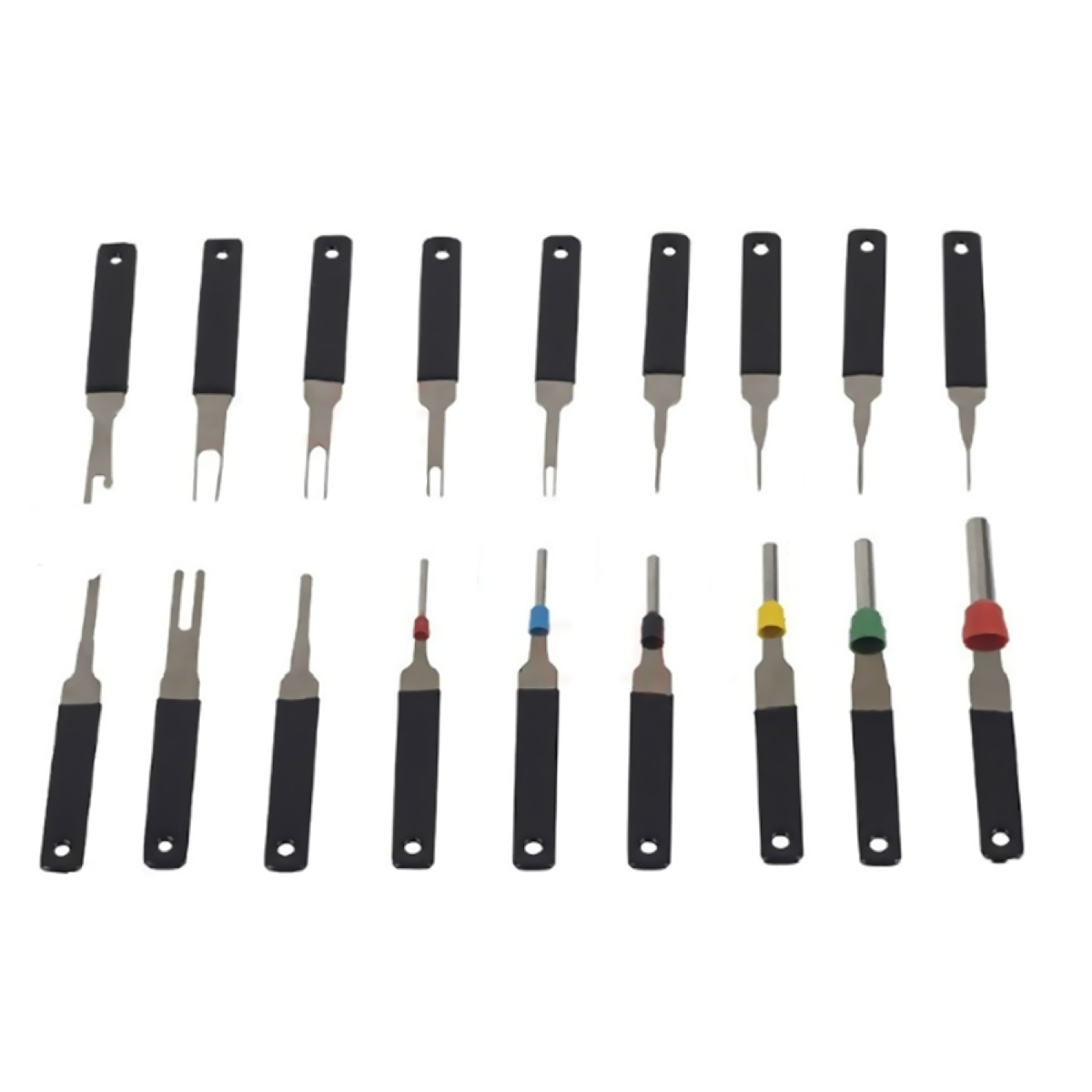 18Pcs Steel Plastic Car Motorcycles Terminal Removal Wire Connector Pin Tool