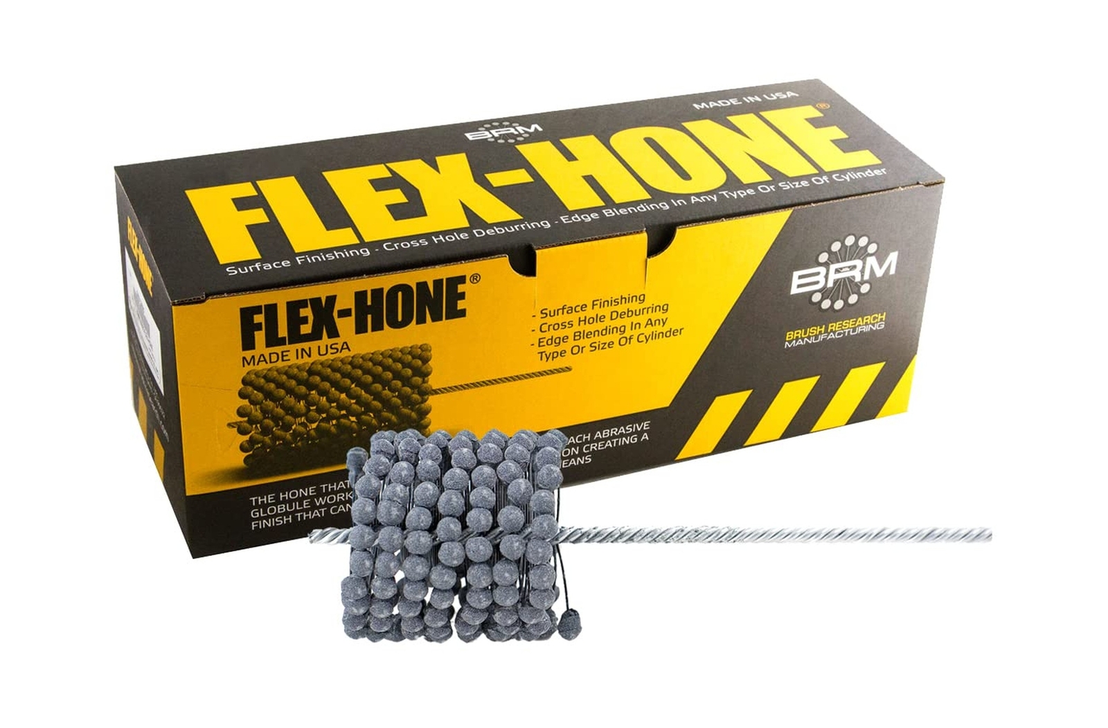 Brush Research GB Standard Duty Flex Hone for Block Cylinders, Aluminum Oxide…