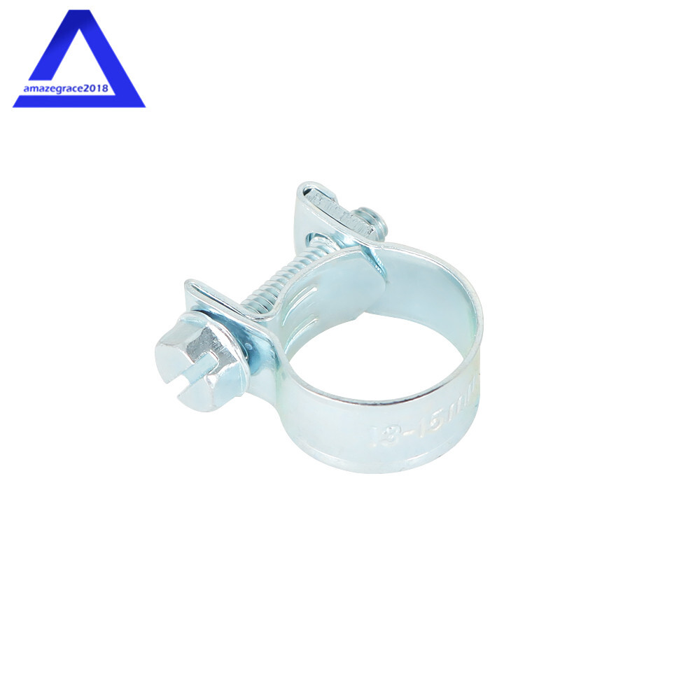 30 Pcs 1/4″ 5/16″ 3/8″ Fuel Injection Gas Line Hose Clamps Clip Pipe Clamp