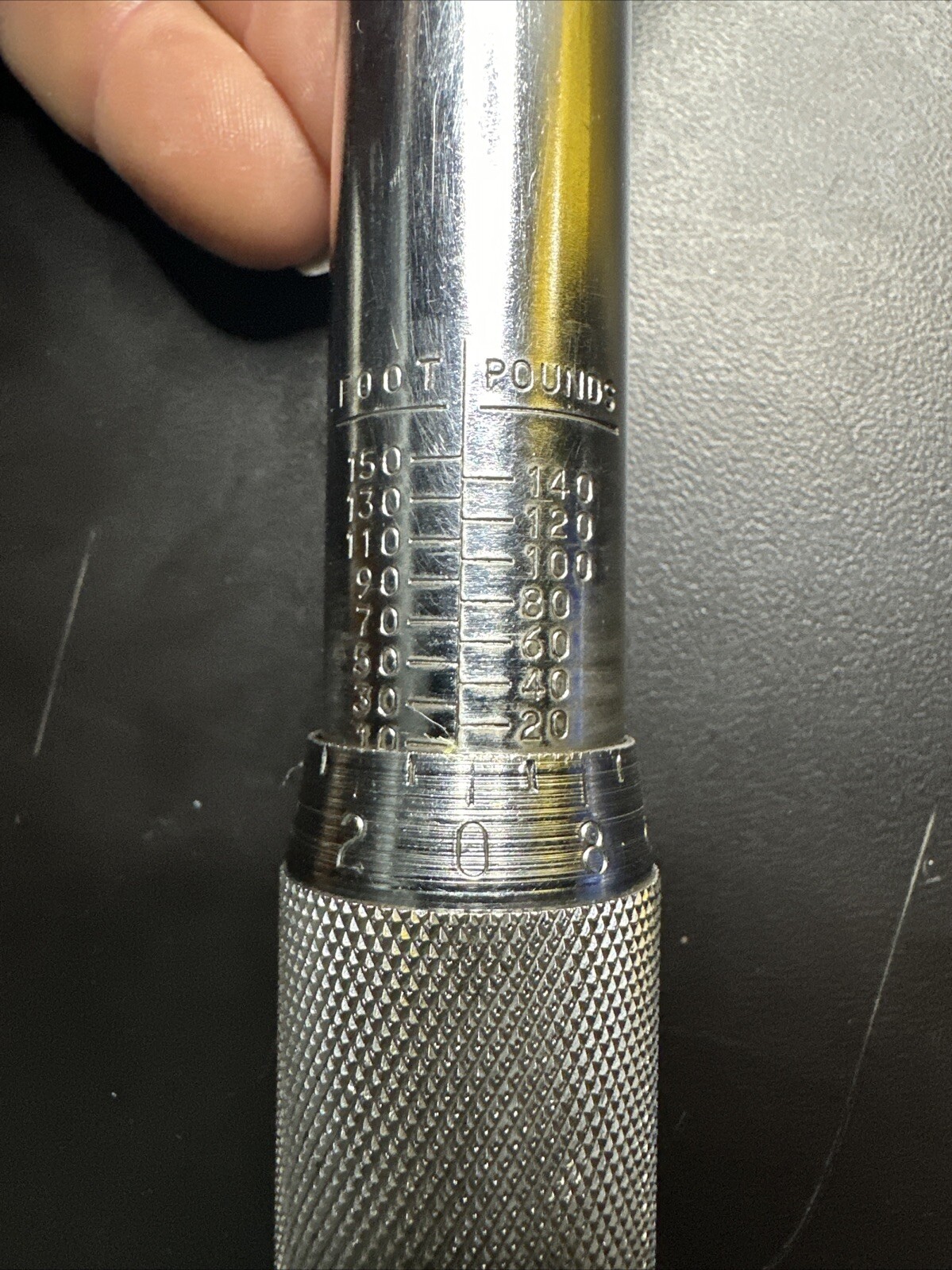 Proto 1/2″ Drive Torque Wrench Ratchet Micrometer Click 10-150 Ft/Lbs 6016-2