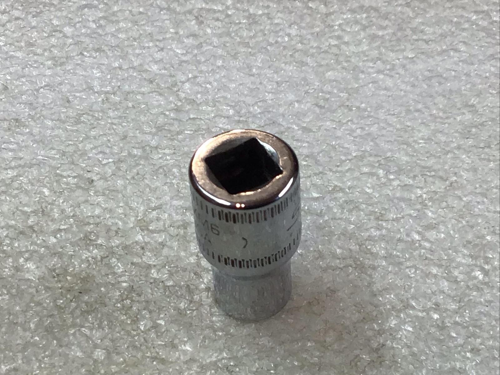 Snap On-#TMM6 – 6mm, Metric, Chrome, 1/4” Dr., 6 Pt., Shallow Socket-USA-NICE-