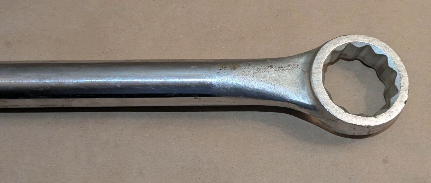 Wright Tool 1156 1-3/4″ Combination Wrench 12-Pt USA Heavy Duty 25.5″ Vintage