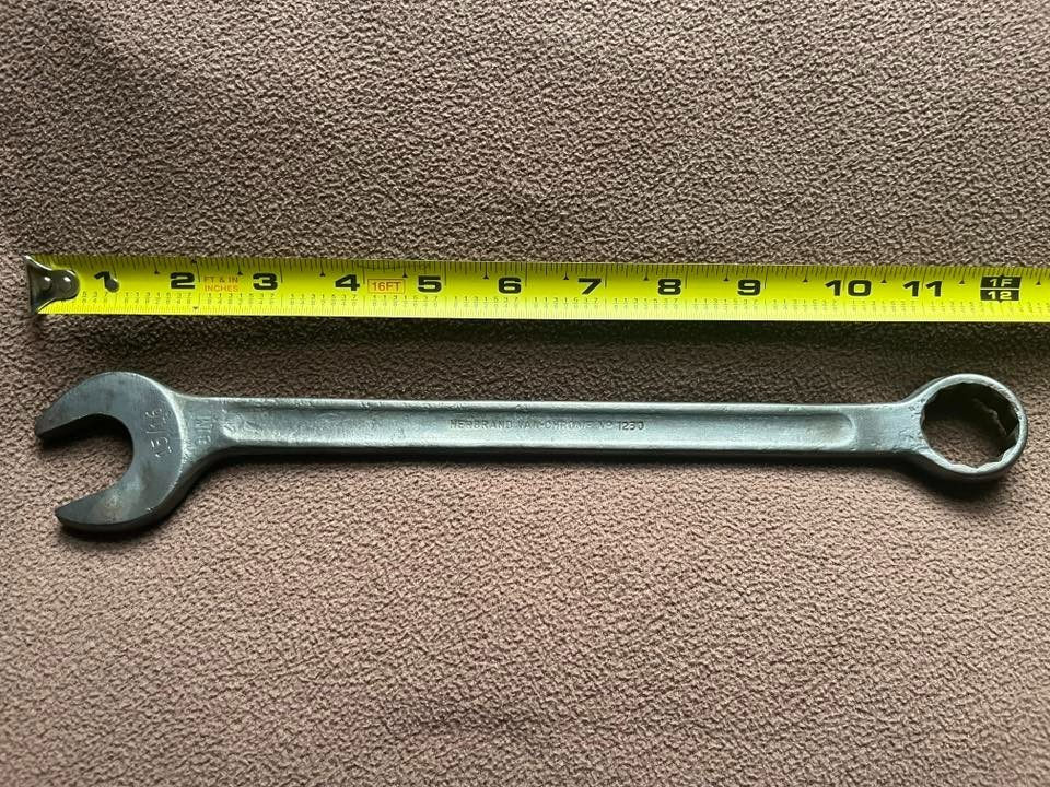 Vintage Herbrand Tools 15/16″ Combination Wrench, No. 1230, Made in USA