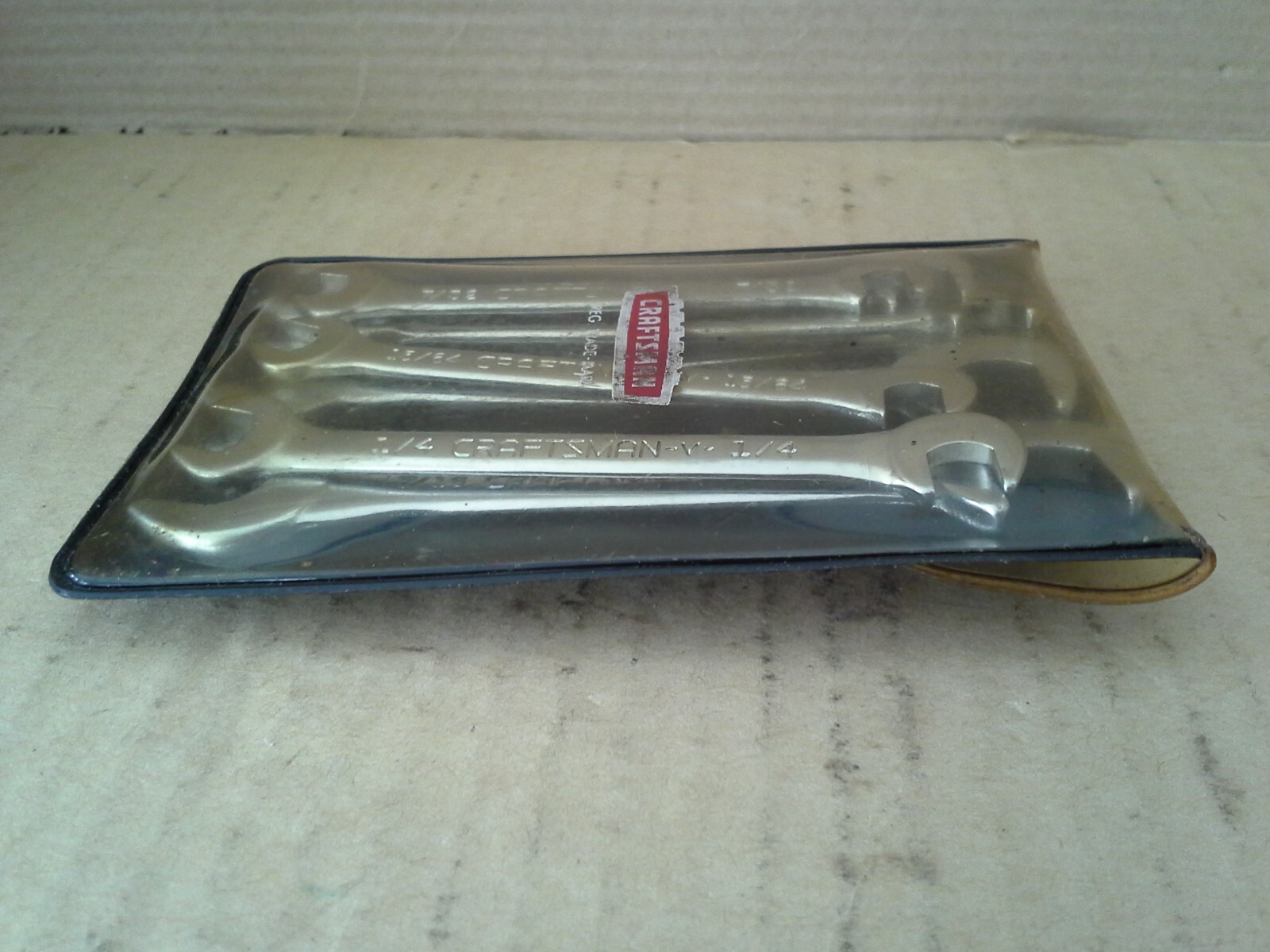 Sears Craftsman 9_4306 Sears Super-tuff 8 Piece Open End Ignition Wrench Set USA