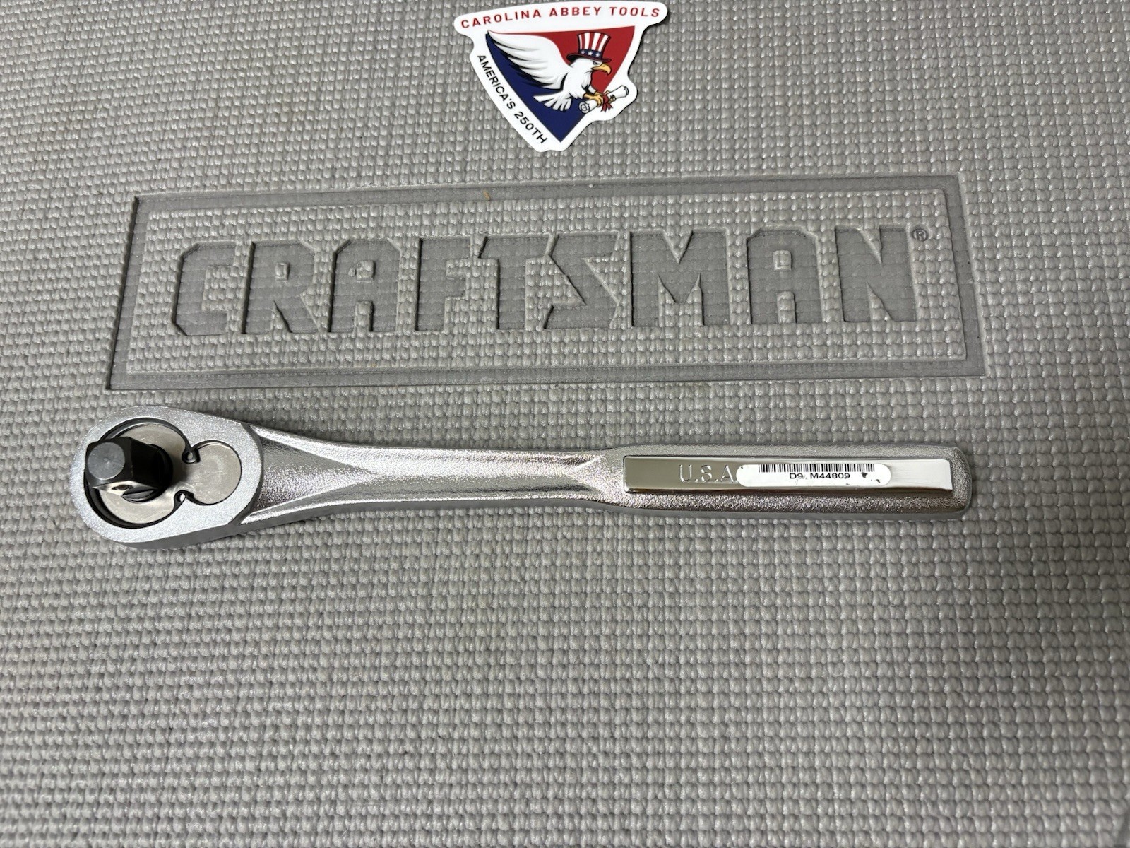 NOS Sears Craftsman USA 1/2” Drive Quick Release Ratchet 44809 New w/ Sticker!