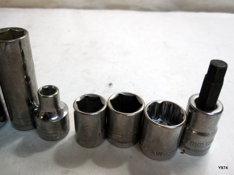craftsman set of 7 sockets see description