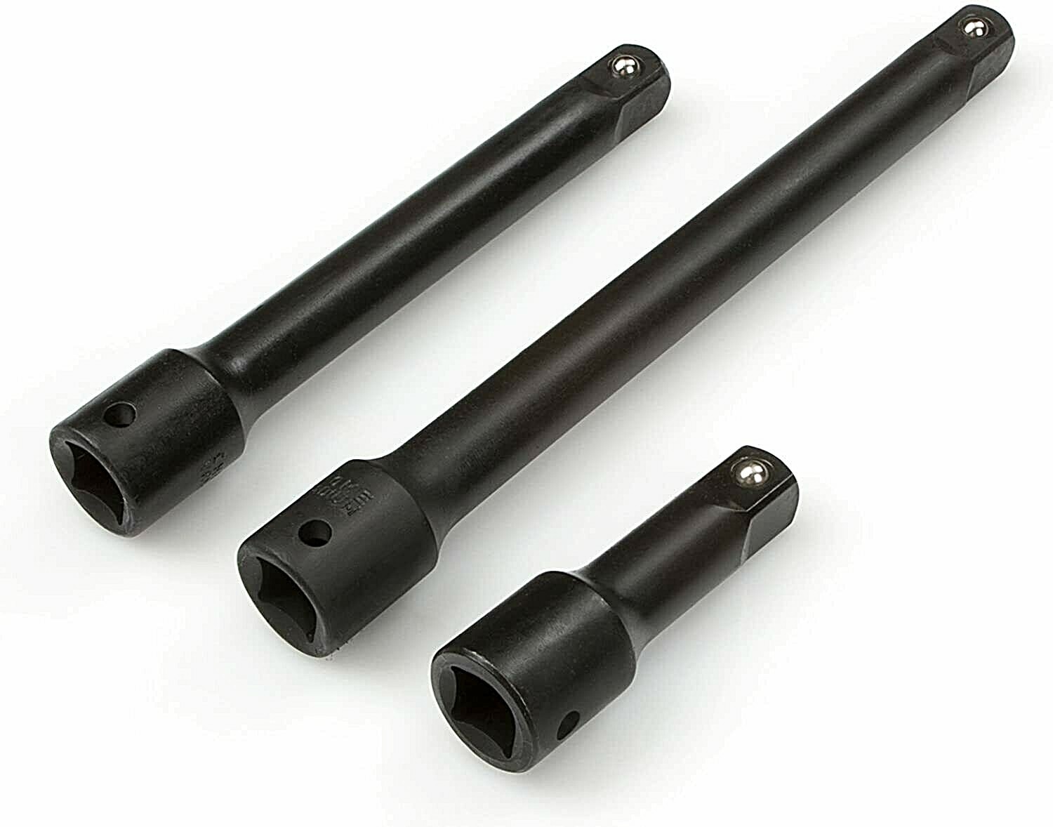 3 pcs 3/8″ Drive Impact Extension Bar Socket Set 3″ 6″ 8″ Air Long Bars Socket