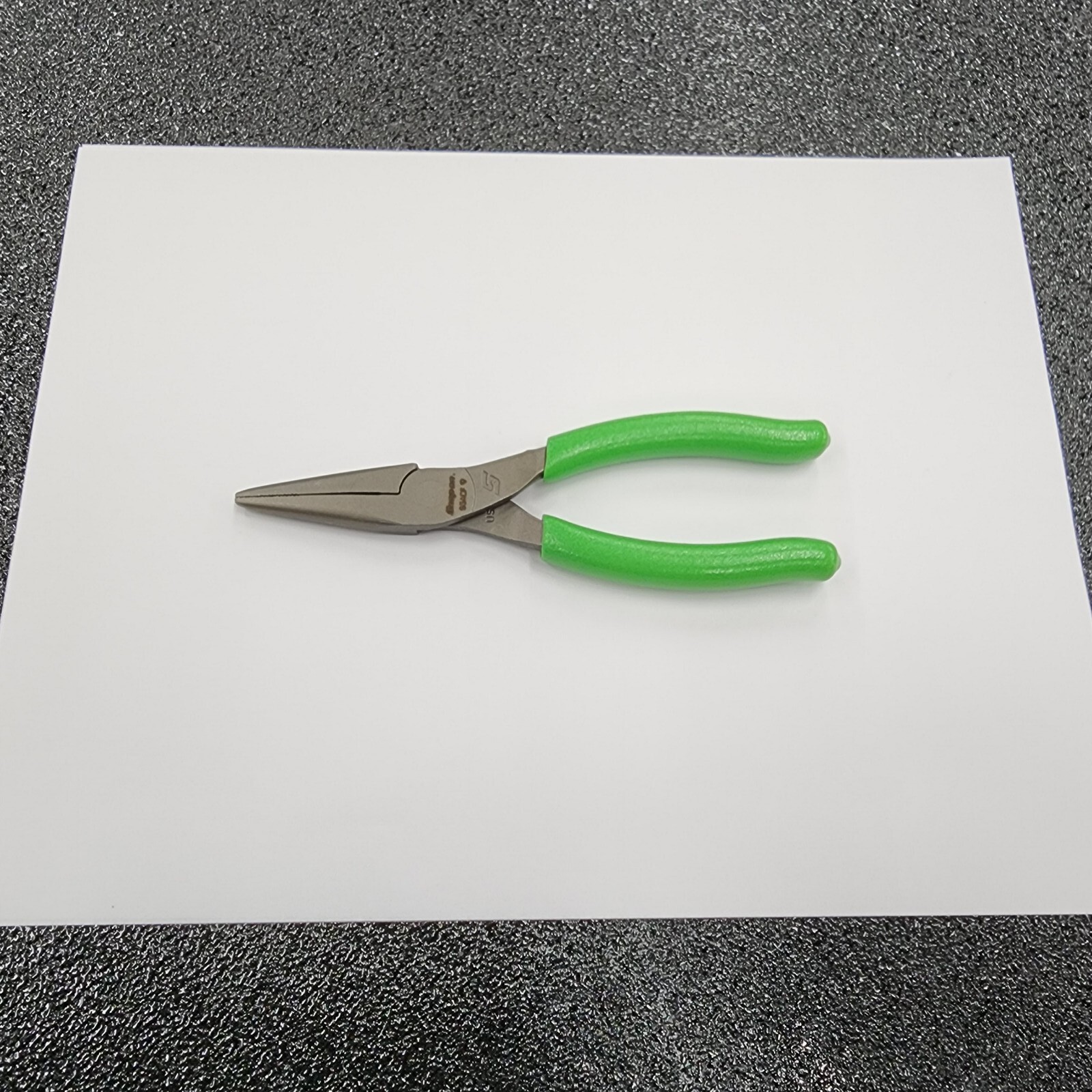 Snap-on Tools USA NEW GREEN Soft Grip 6″ Talon Grip Needle Nose Pliers 95ACFG