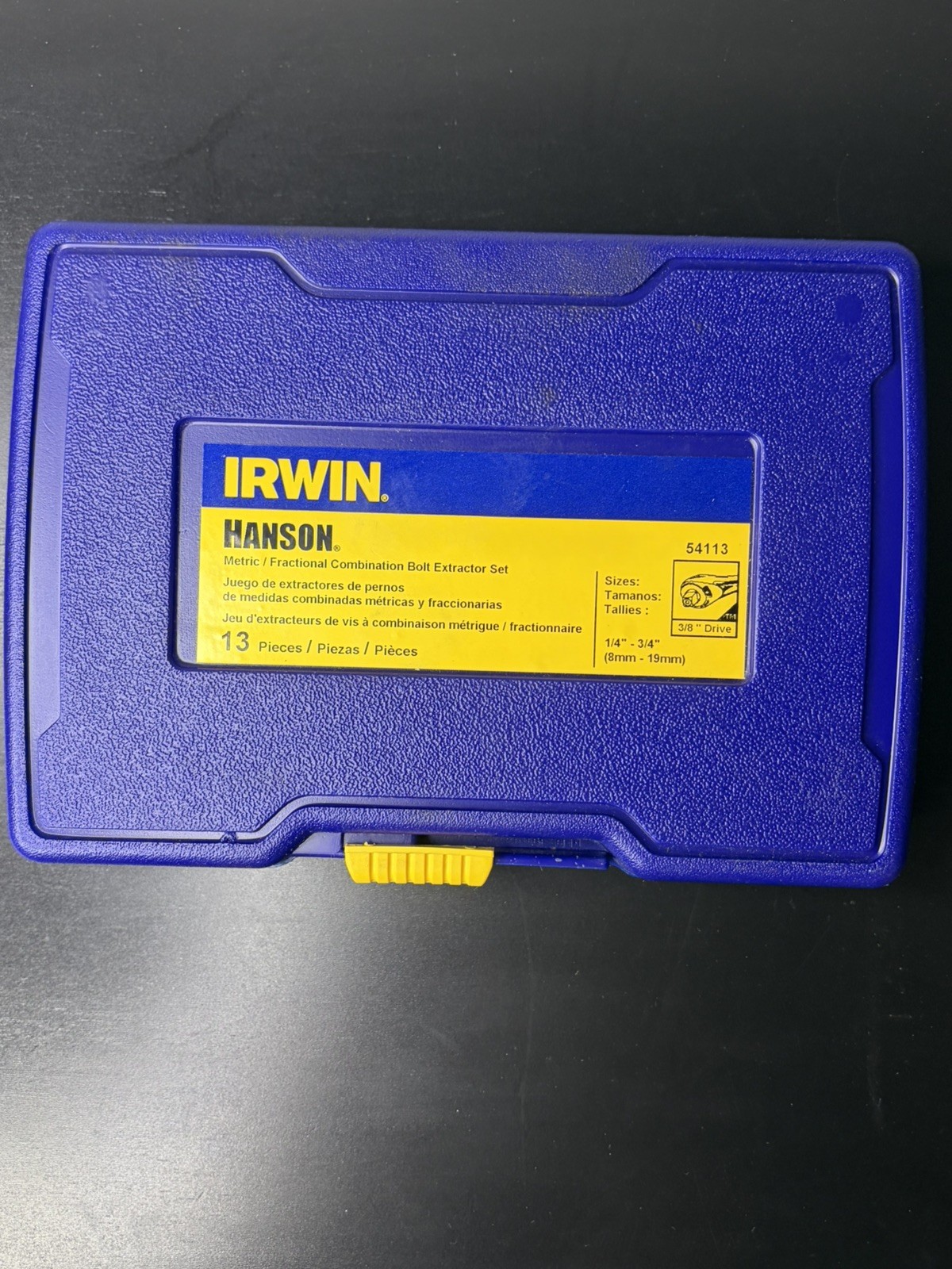 Irwin Hanson / Vise Grip 54113 13 Piece Bolt Extractor Set metric/sae 1/4″-3/4″