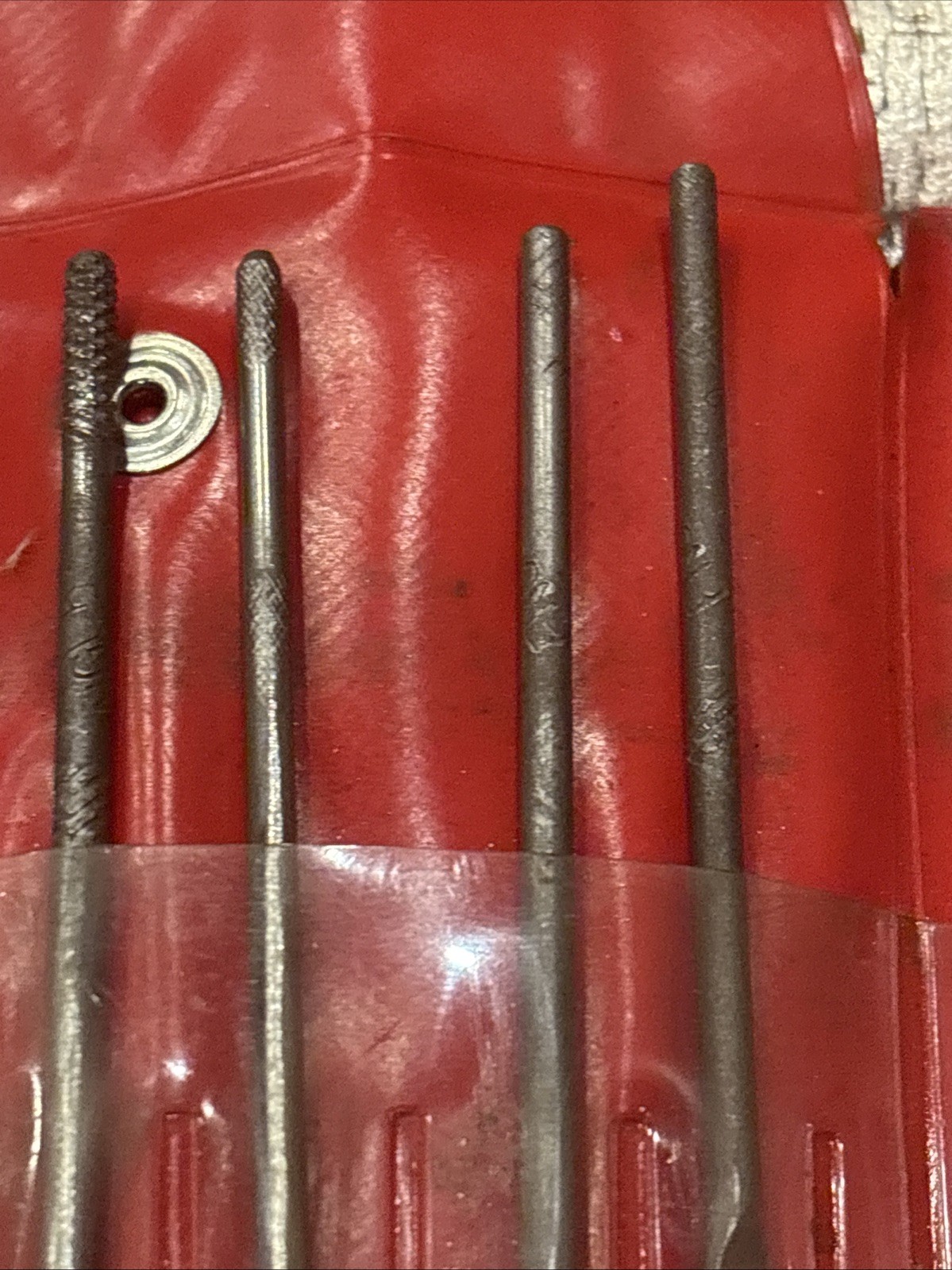 Snap-On 11pc Swiss Pattern Miniature File Set with 2 Handles Model HBFN120A