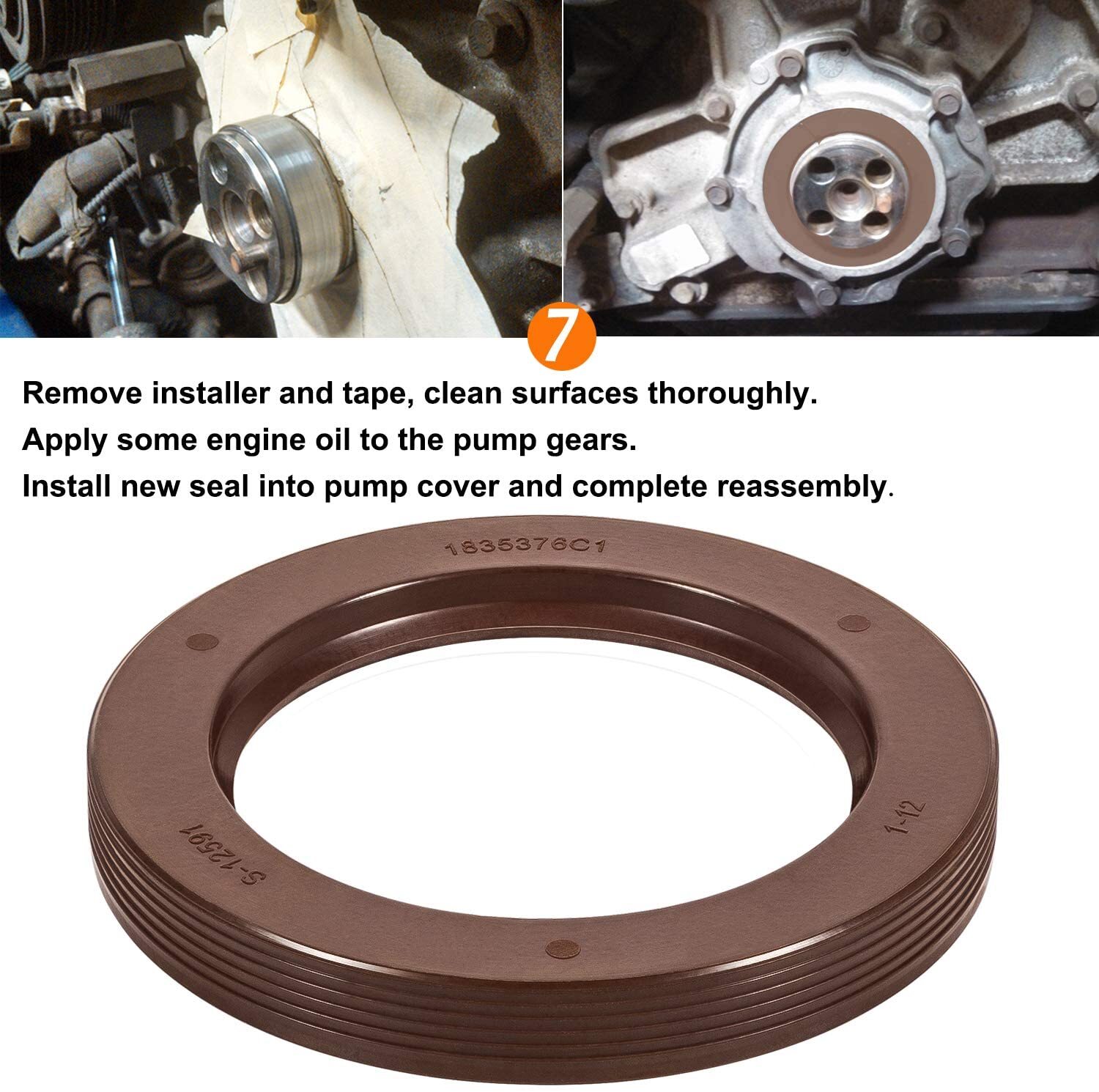 6.0L Front Crank Wear Sleeve Installer Kit 303-761 + Crankshaft Rear Main Seal