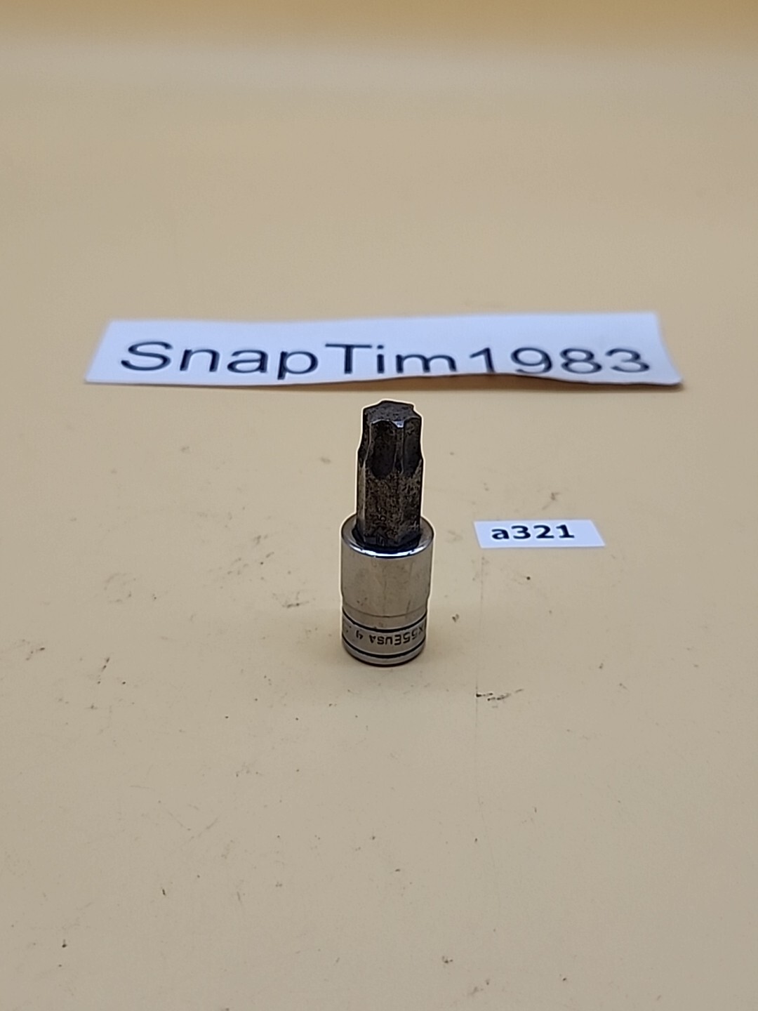 Snap-on Tools 3/8″ Dr T55 Standard Torx Bit Chrome Socket Driver FTX55E USA