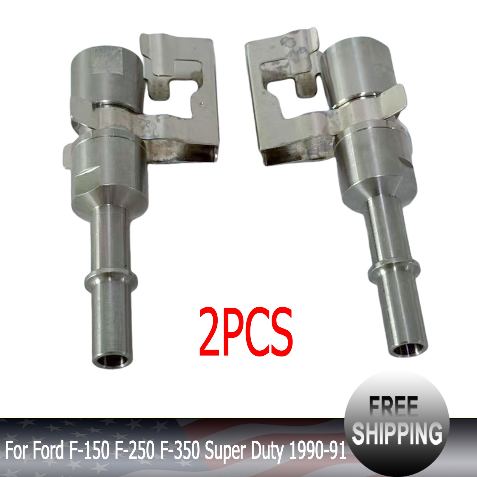 2× Fuel Line Check Valve Connector For Ford F-150 Super Duty 1990-91 1L3Z9J274BA