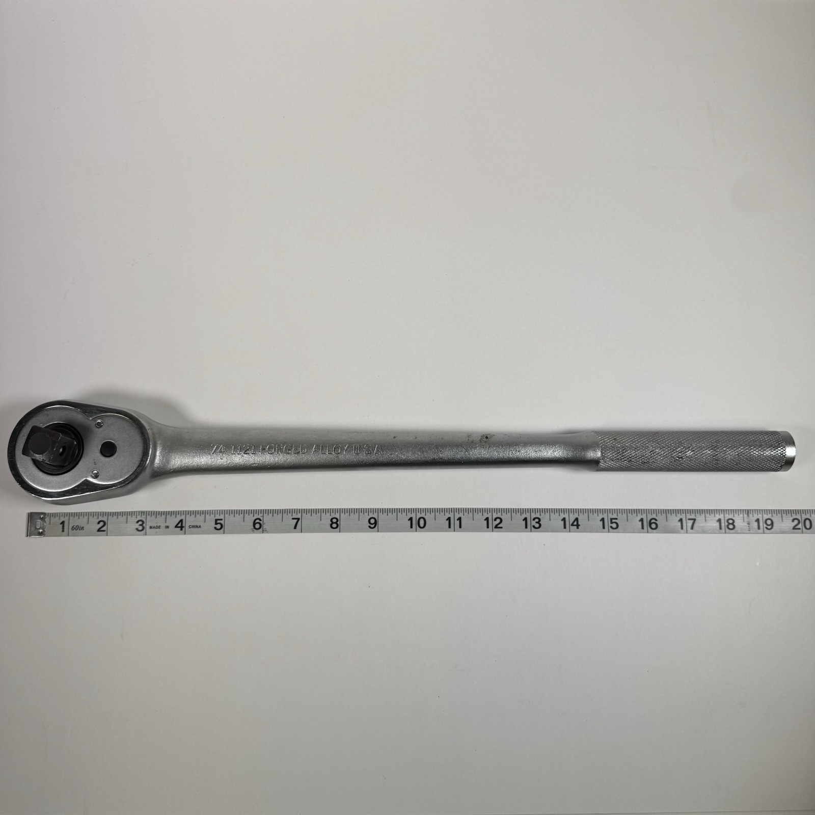 Easco 74-1121 3/4” Drive 20” Pear Head Ratchet Socket Wrench USA Heavy Duty