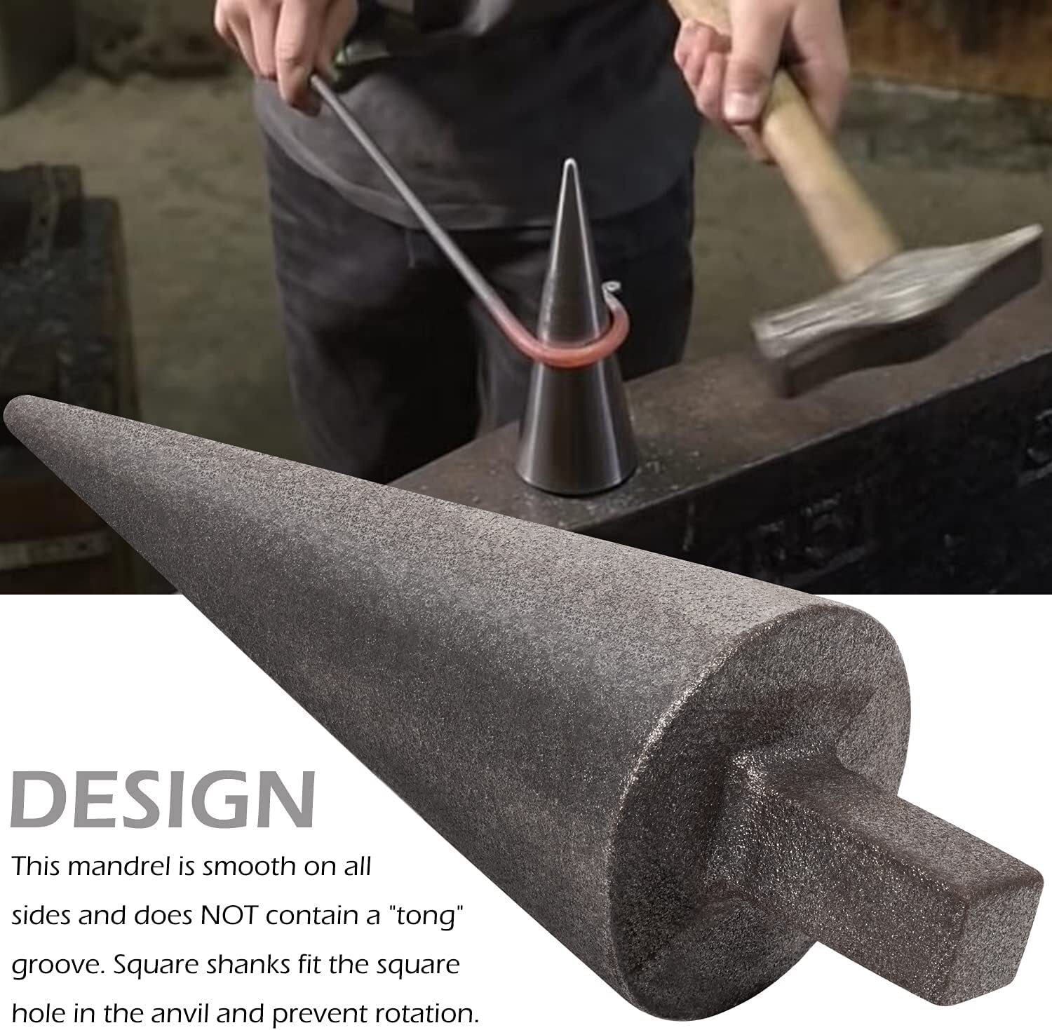 Blacksmith Anvil Mandrel Metal Forming Hardy Blacksmith Anvil Forge Vise Tool