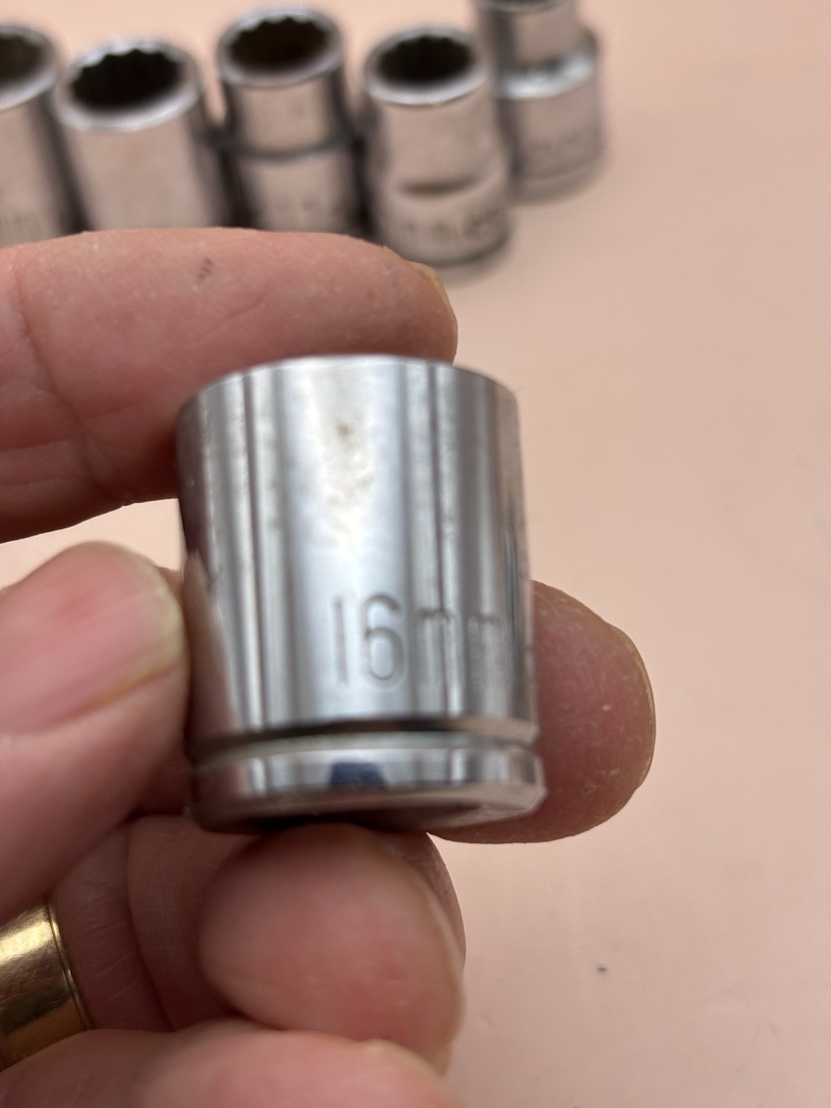 3/8 inch drive assorted metric sockets lot of 10