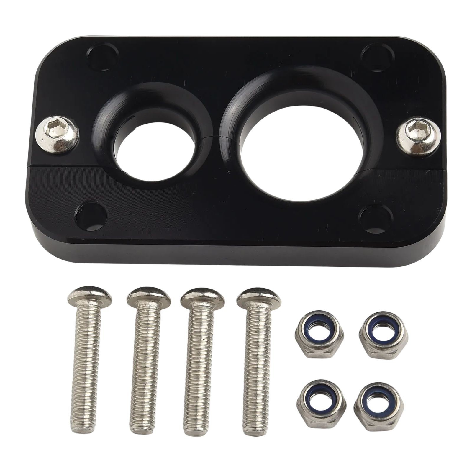 Dual Size Hole Configuration in Firewall Pass Through Compatible with Vehicles