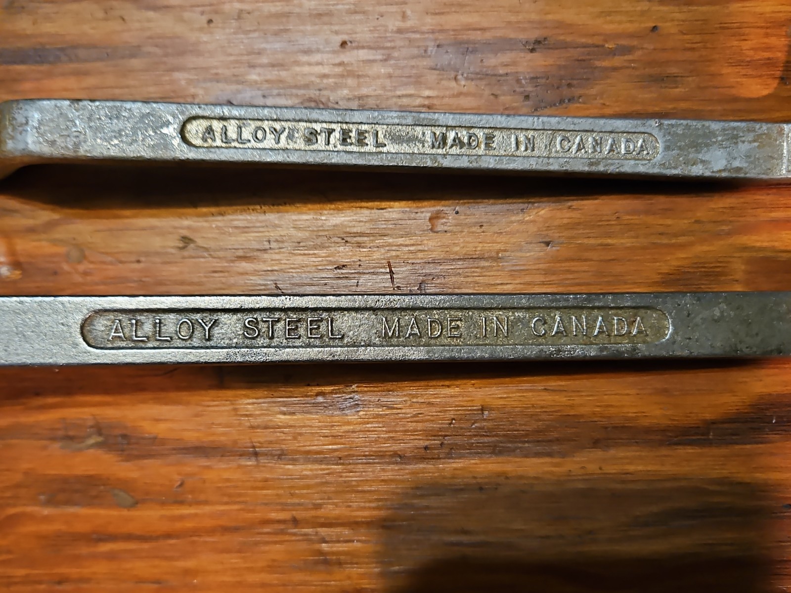 Dubl-Hex Wrench Set 183 185 Gray Canada Alloy Steel 3/4 25-32 15/16 1 Vintage