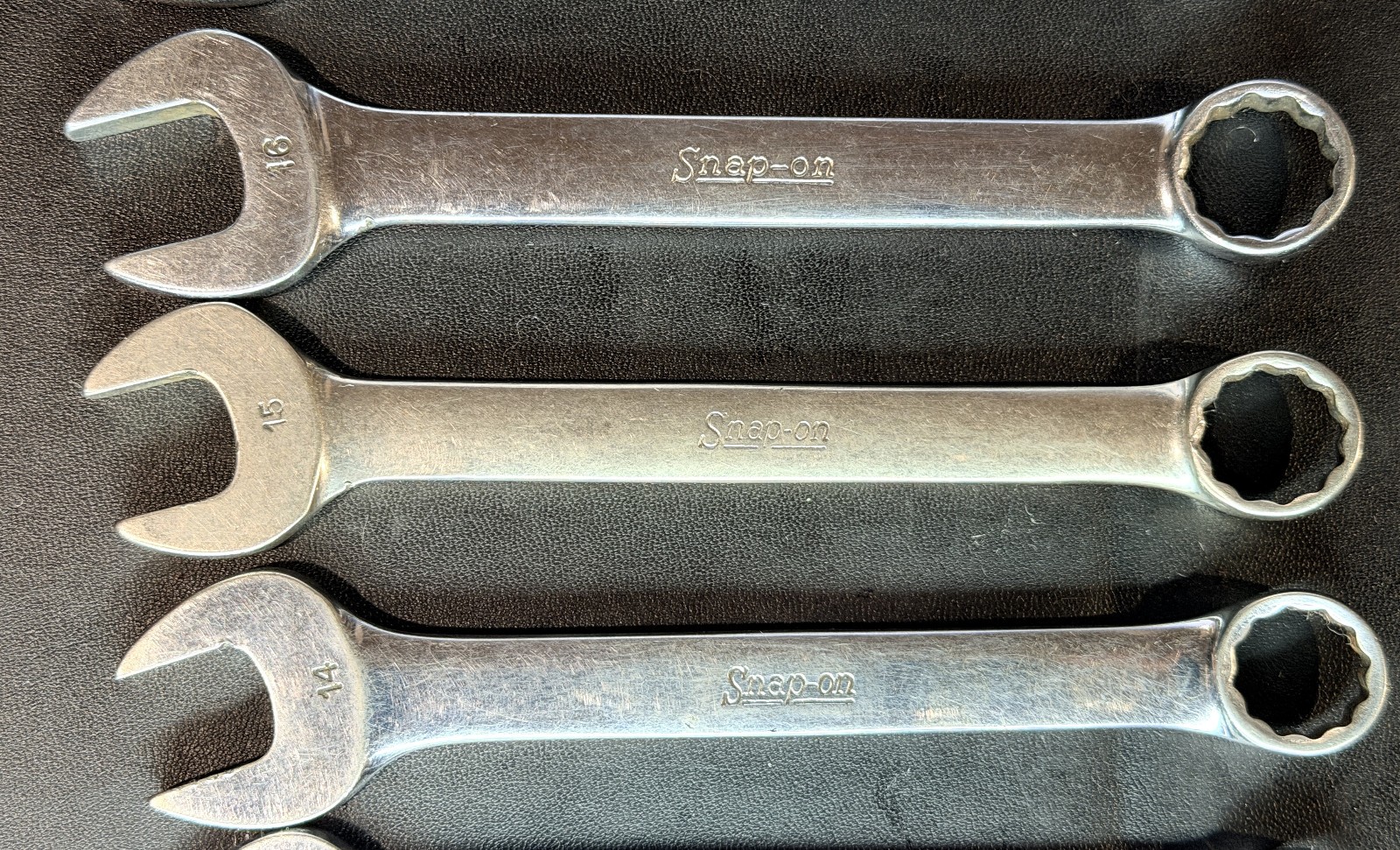 SNAP ON OEXM- 10-Pc 12-Pt Flank Drive® Combination Short Wrench Set 10mm-19mm
