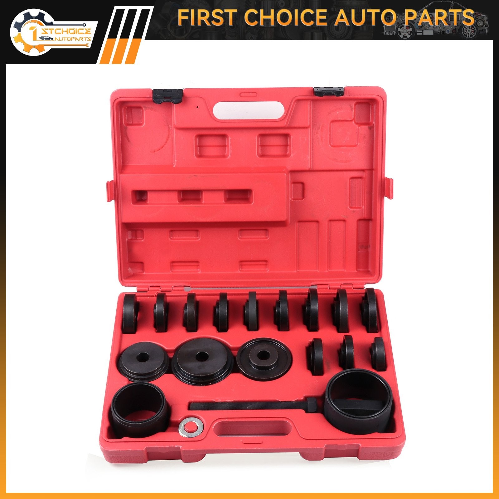 Front Wheel Drive Bearing Press Tool Removal Adapter Puller Pulley 23PCS Kit FWD