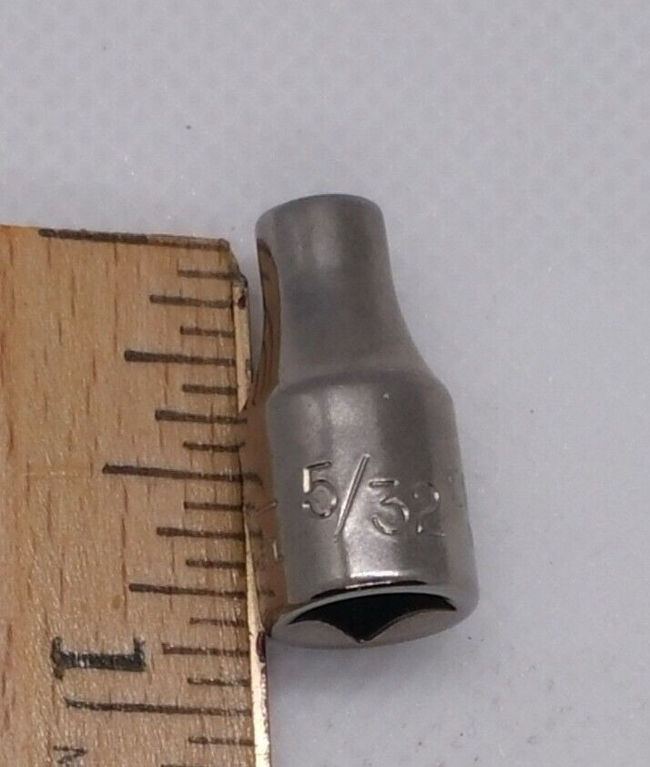 Vintage Craftsman 1/4″ Dr 5/32″ 6 Pt Shallow Socket SAE Invert G 43481 USA NOS