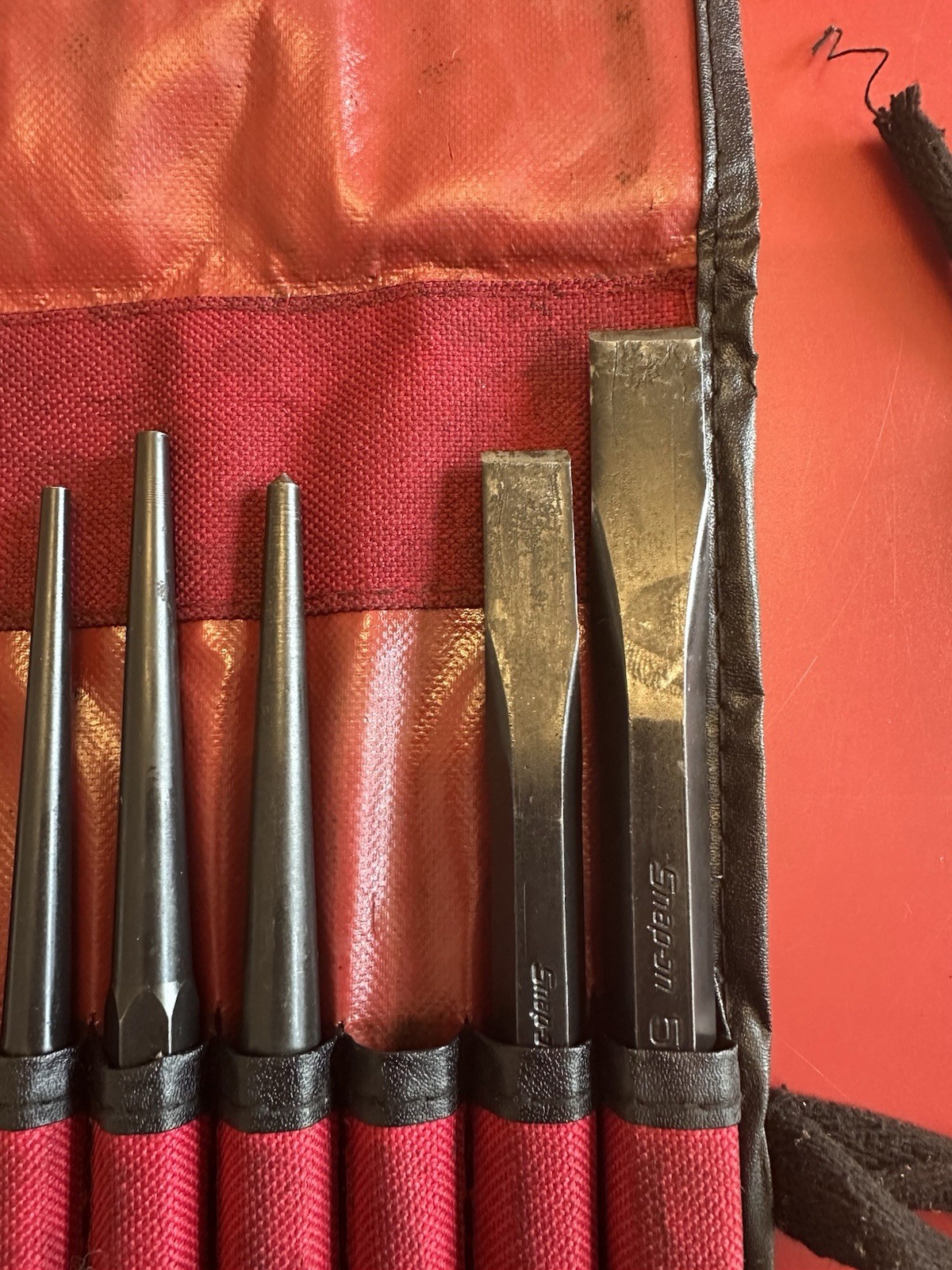 Snap On 11 pc Punch and Chisel Set PPC710BK.