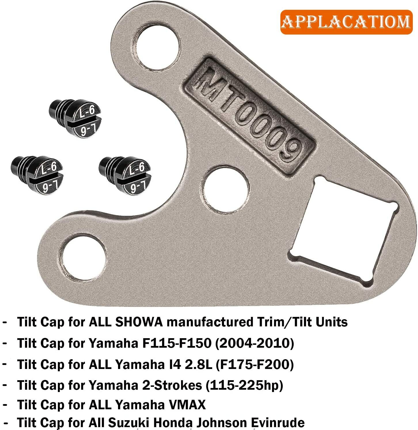 Outboard Trim Tilt Pin Wrench MT0009-35mm x 6mm Tools for Yamaha Honda, Johnson