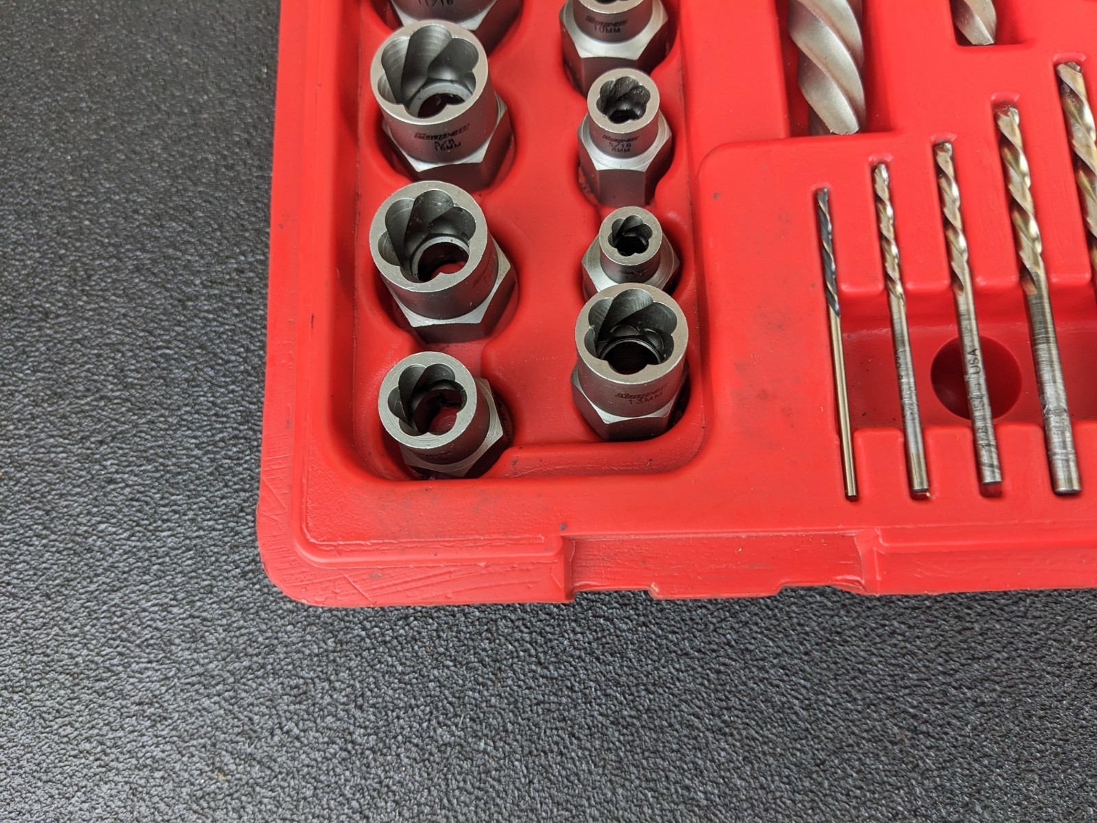 #bn708 Snap On Tools EXDMS48 48 Piece Master EXTRACTOR SET