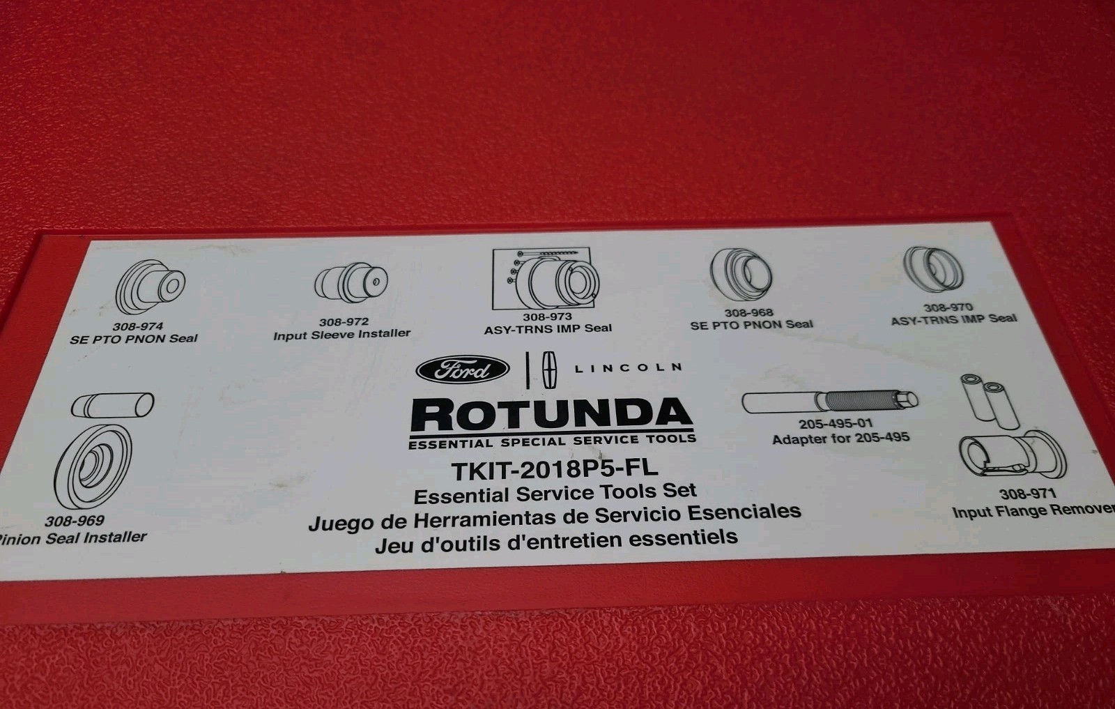 TKIT-2018P5-FL Ford Rotunda Essential Service Tool Kit NEW!